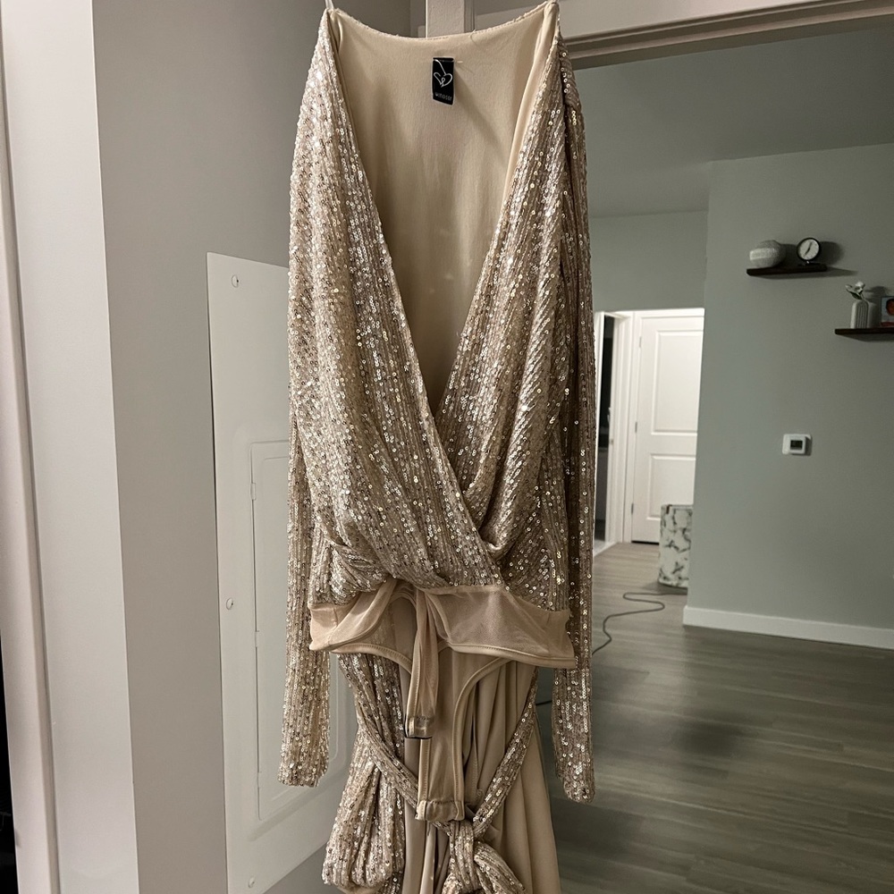Windsor Sparkly Body Suit & Matching Jacket/ size small